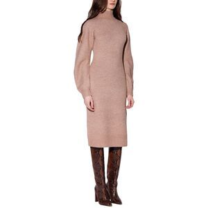 Walter Baker Womens Adalina Midi Dress, Brown
